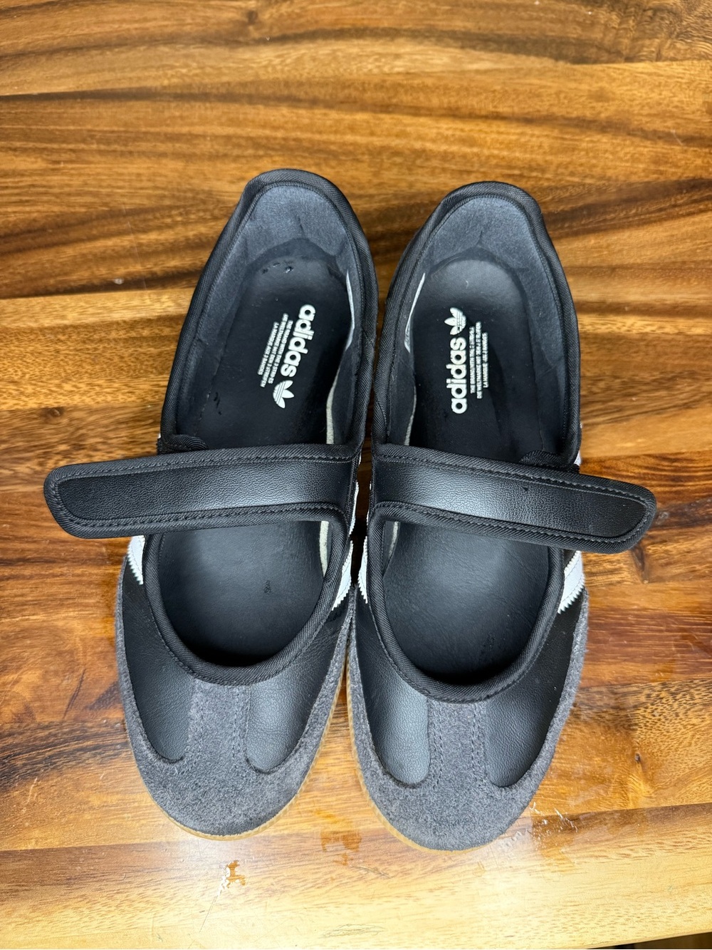 adidas Black and white stripe Samba Mary Jane Sneaker